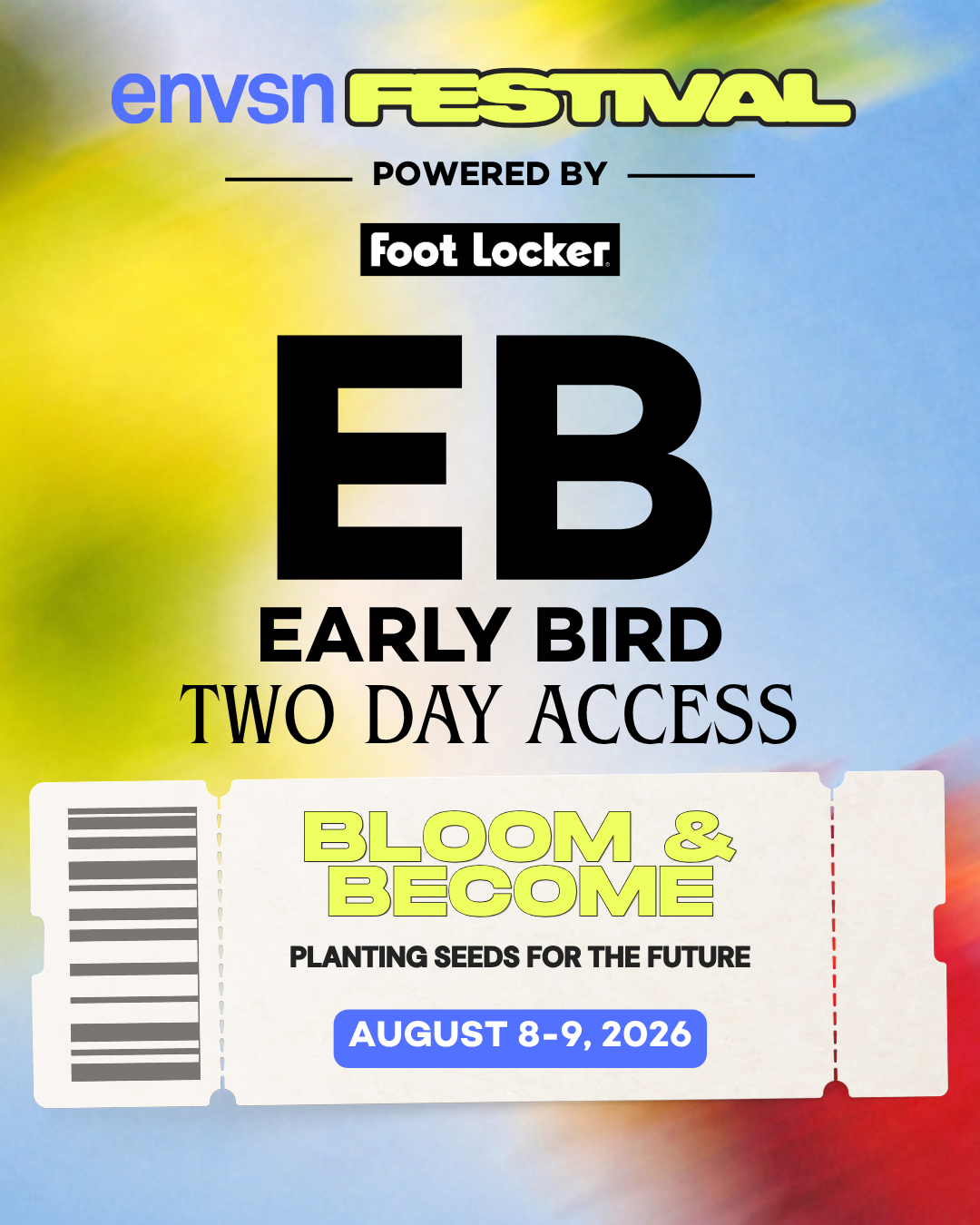 Early Bird Weekend Experience | Two Day Pass