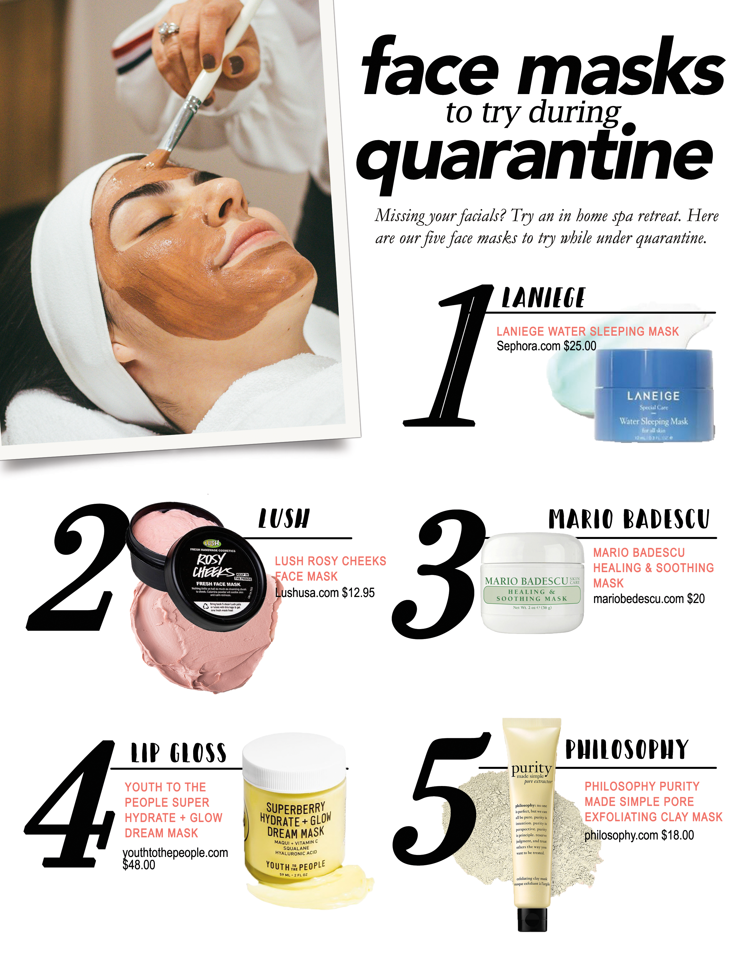 Face Masks to Try During Quarantine